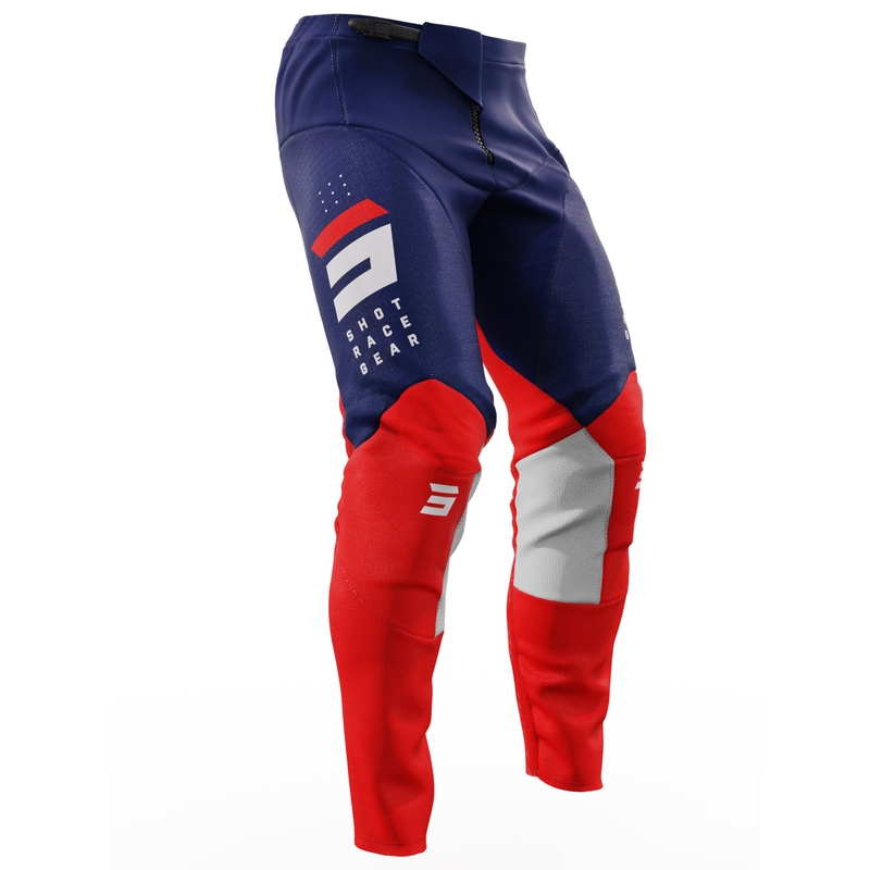 Pantalón Motocross Shot Contact Camo 2.0 rojo y azul liquidación