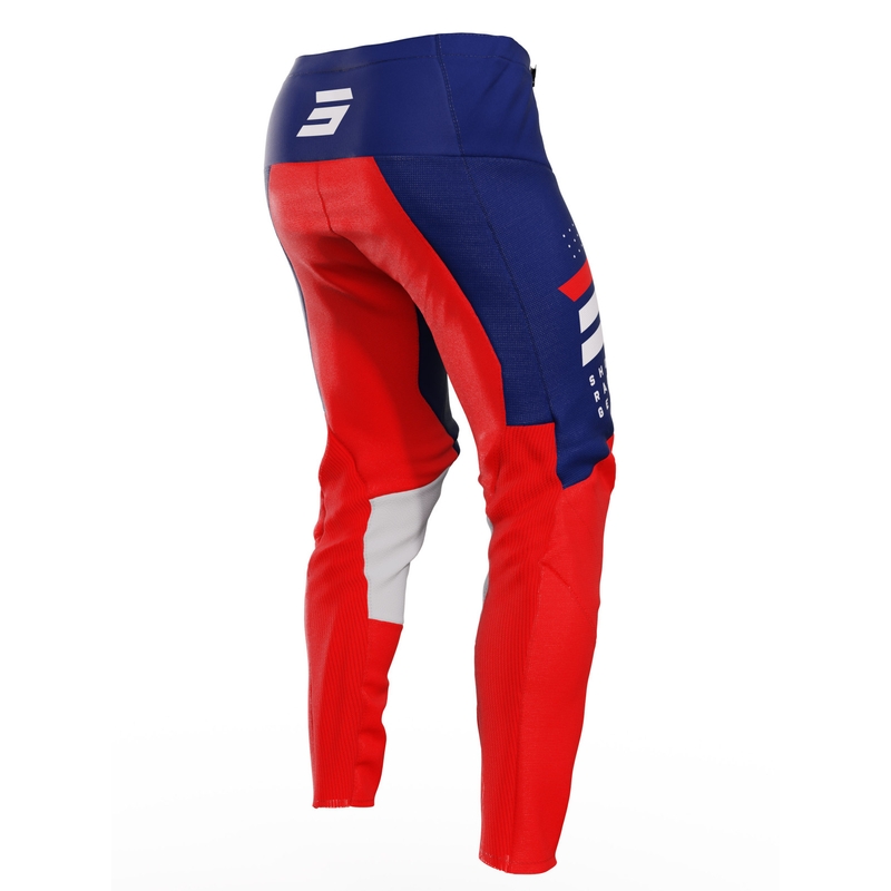 Pantalón Motocross Shot Contact Camo 2.0 rojo y azul liquidación