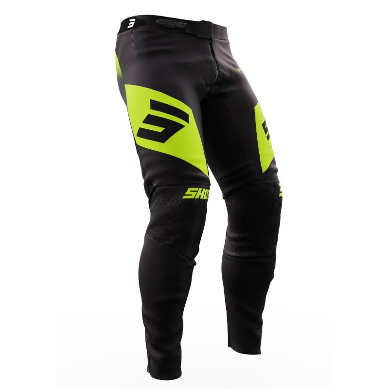 Motokrosové kalhoty Shot Aerolite Ultima černo-fluo žluté