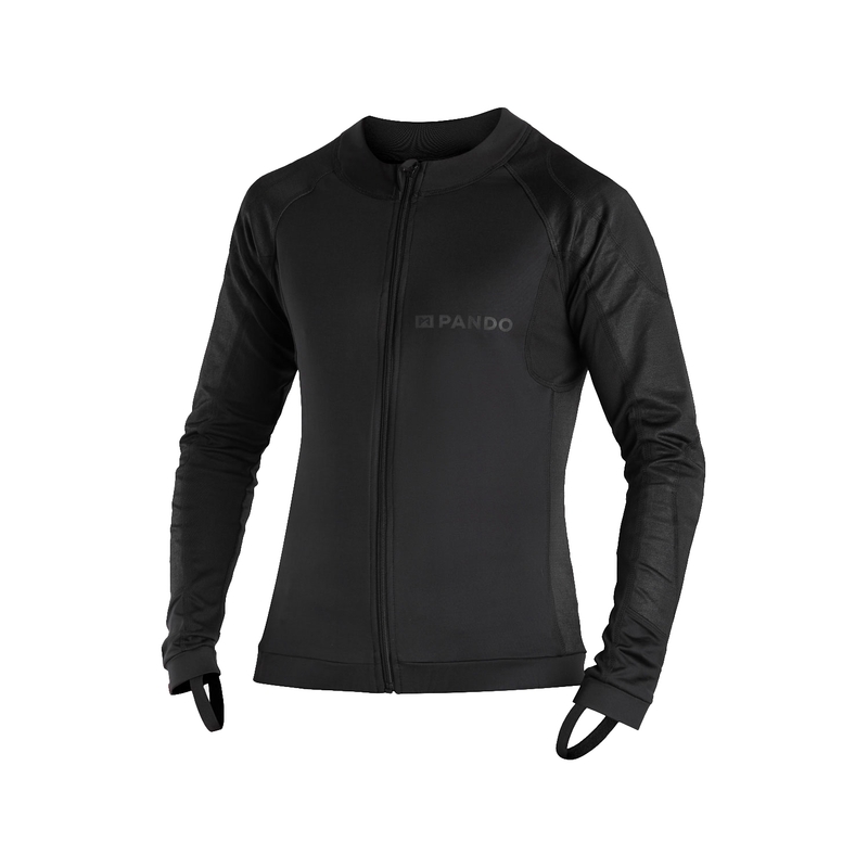 Camiseta moto PANDO MOTO Shell UH negro liquidación