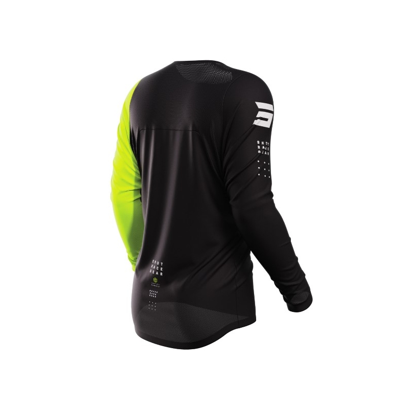Maillot motocross Shot Contact Camo 2.0 negro-amarillo fluo liquidación