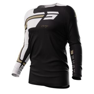 Maillot motocross Shot Contact Heritage marrón-blanco-negro liquidación