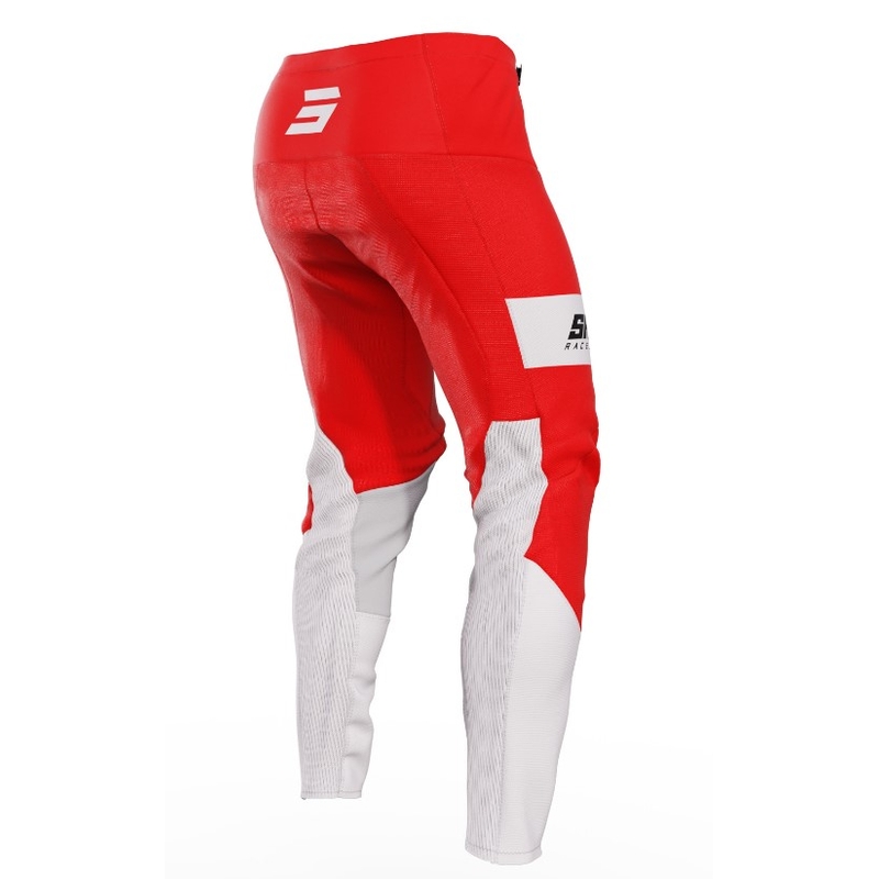 Pantalón Motocross Shot Contact Scope blanco-rojo liquidación