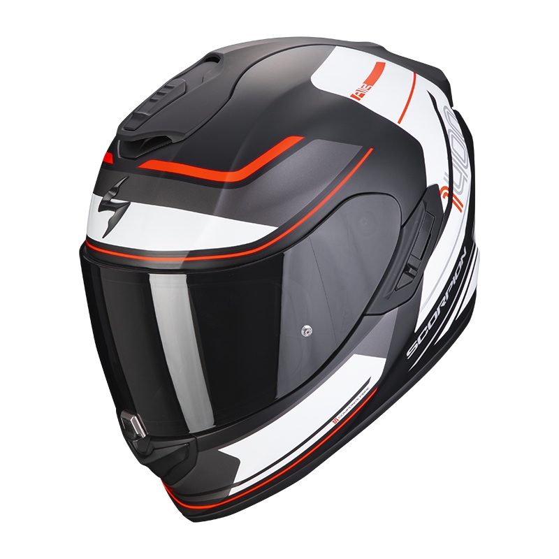 Integrální přilba na motorku Scorpion EXO-1400 EVO Air Vittoria černo-bílá matná