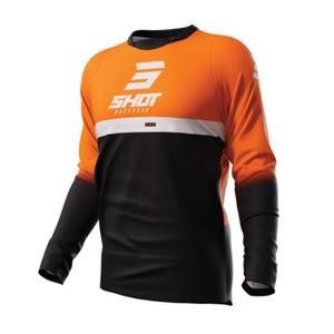 Maillot motocross Shot Devo Reflex negro-naranja liquidación