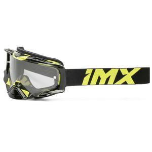 Gafas de motocross iMX Dust Graphic negro-amarillo fluo
