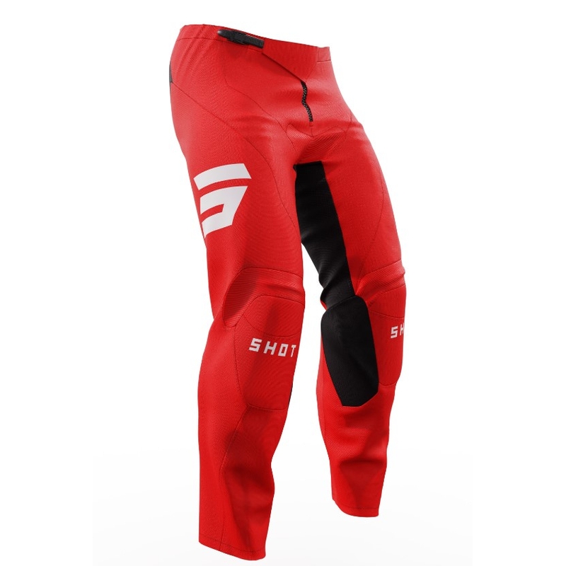 Pantalón Motocross Shot Raw Escape Negro y Rojo liquidación