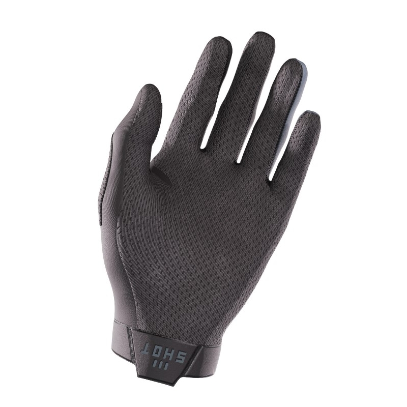 Guantes de motocross Shot Lite negro-gris liquidación