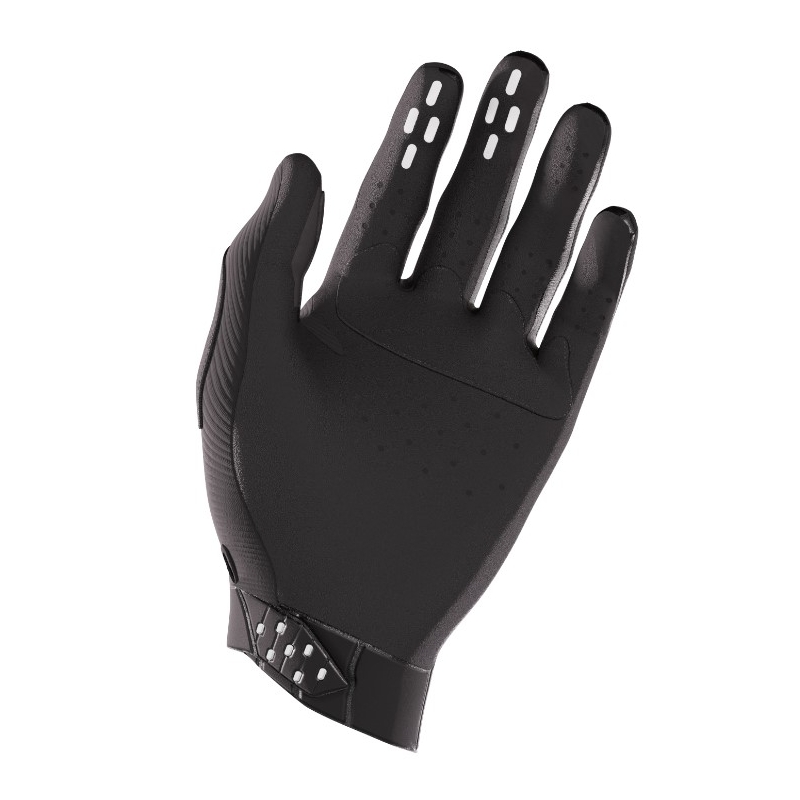 Guantes de motocross Shot Race blanco y negro liquidación