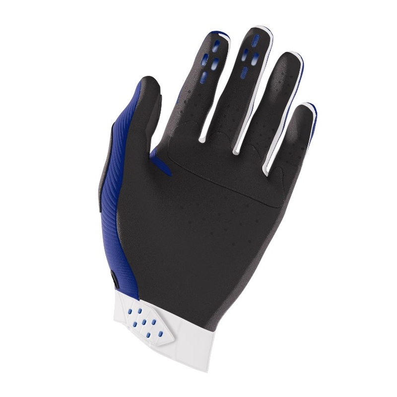 Guantes de motocross Shot Race blanco-azul