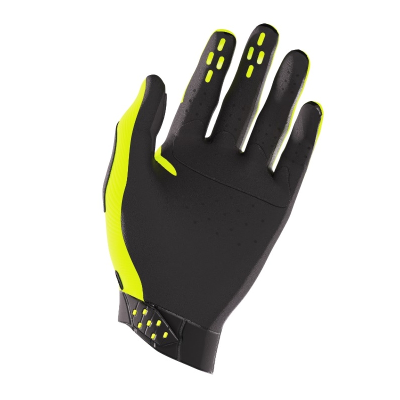 Guantes de motocross Shot Race negro-amarillo fluo liquidación