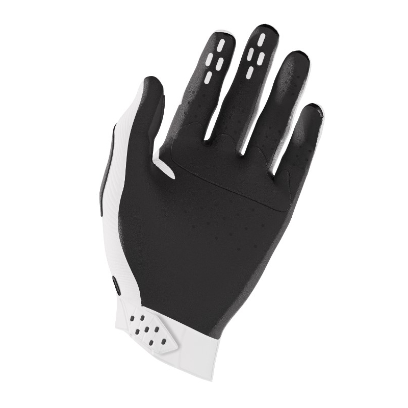 Guantes de motocross Shot Race blanco-negro