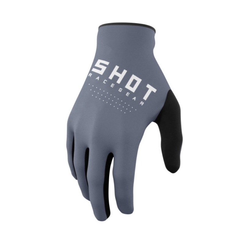Guantes de motocross Shot Raw negro-blanco-gris liquidación