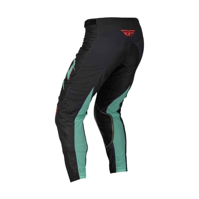 Motokrosové kalhoty FLY Racing Kinetic S.E. Rave černo-zeleno-červené výprodej