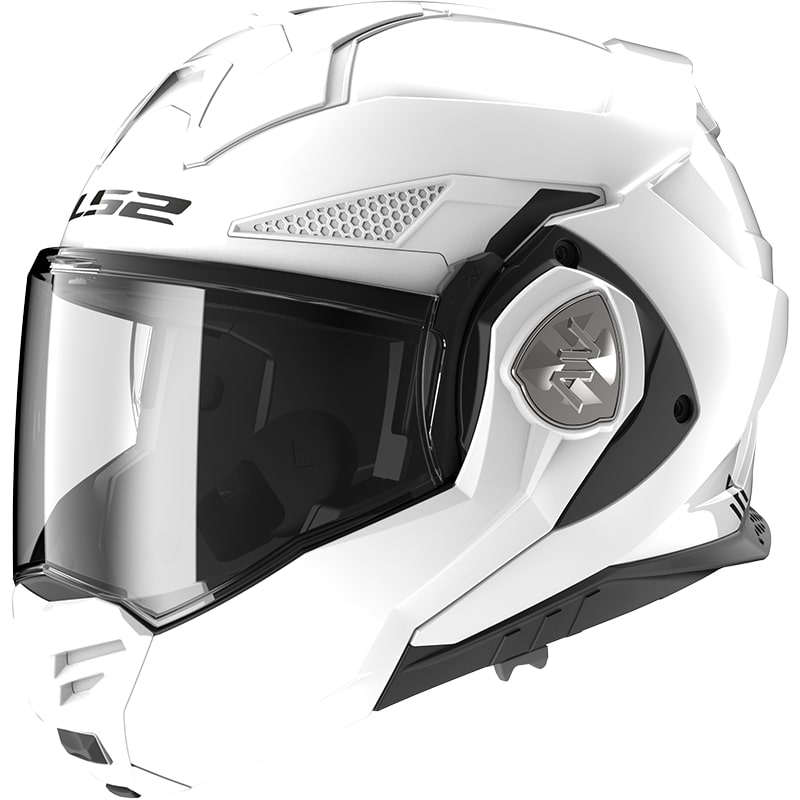 Casco de moto plegable LS2 FF901 Advant X Solid Blanco