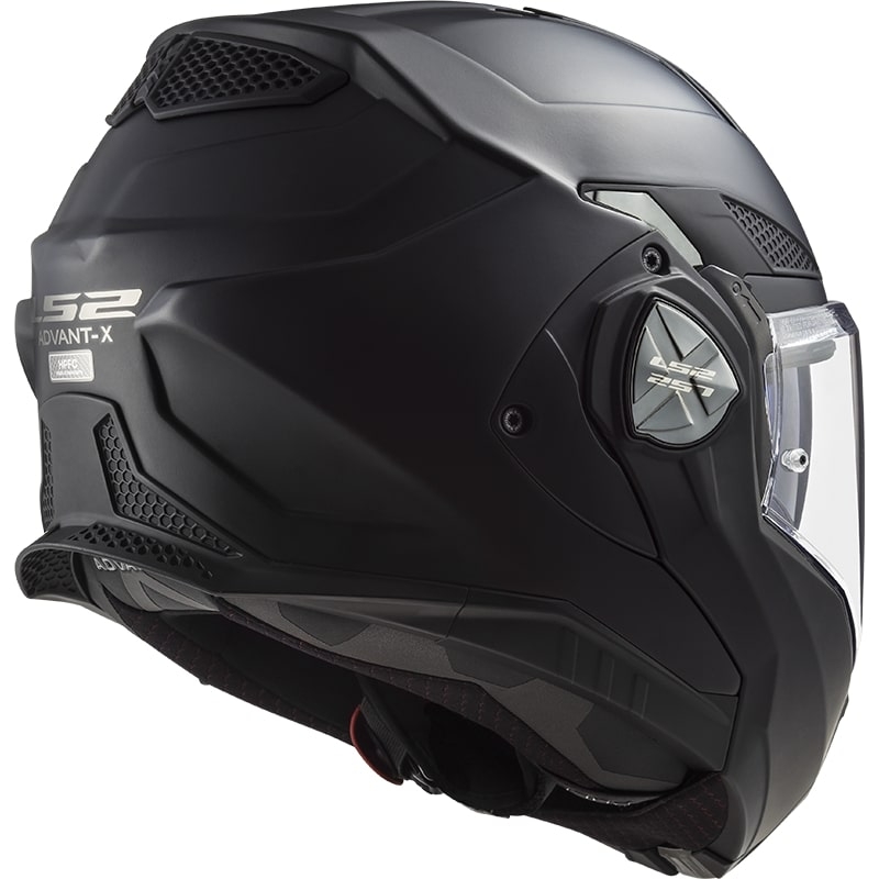 Casco de moto plegable LS2 FF901 Advant X Solid Black Matte