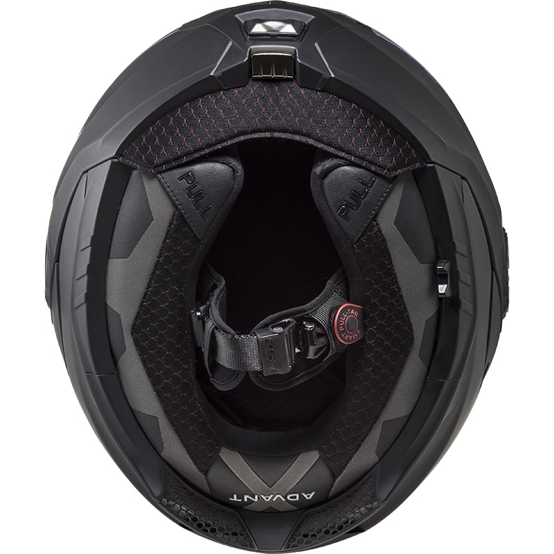 Casco de moto plegable LS2 FF901 Advant X Solid Black Matte