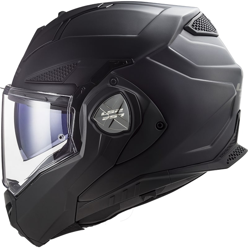 Casco de moto plegable LS2 FF901 Advant X Solid Black Matte