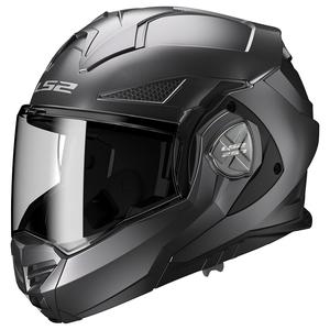 Casco de moto abatible LS2 FF901 Advant X Solid titanio mate