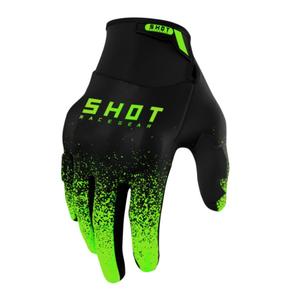 Guantes de motocross Shot Drift Edge 2.0 negro-verde