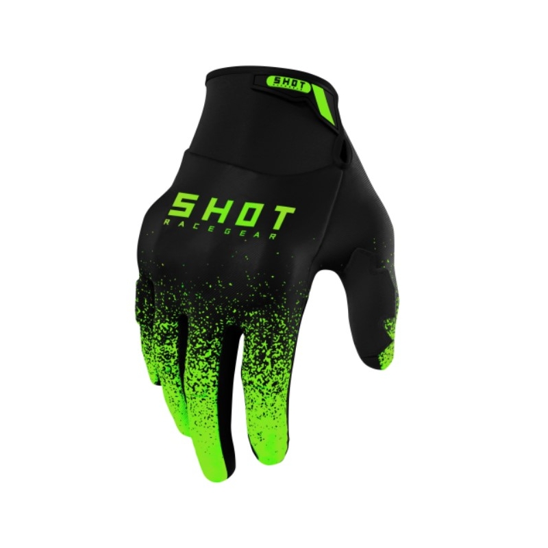 Guantes de motocross Shot Drift Edge 2.0 negro-verde