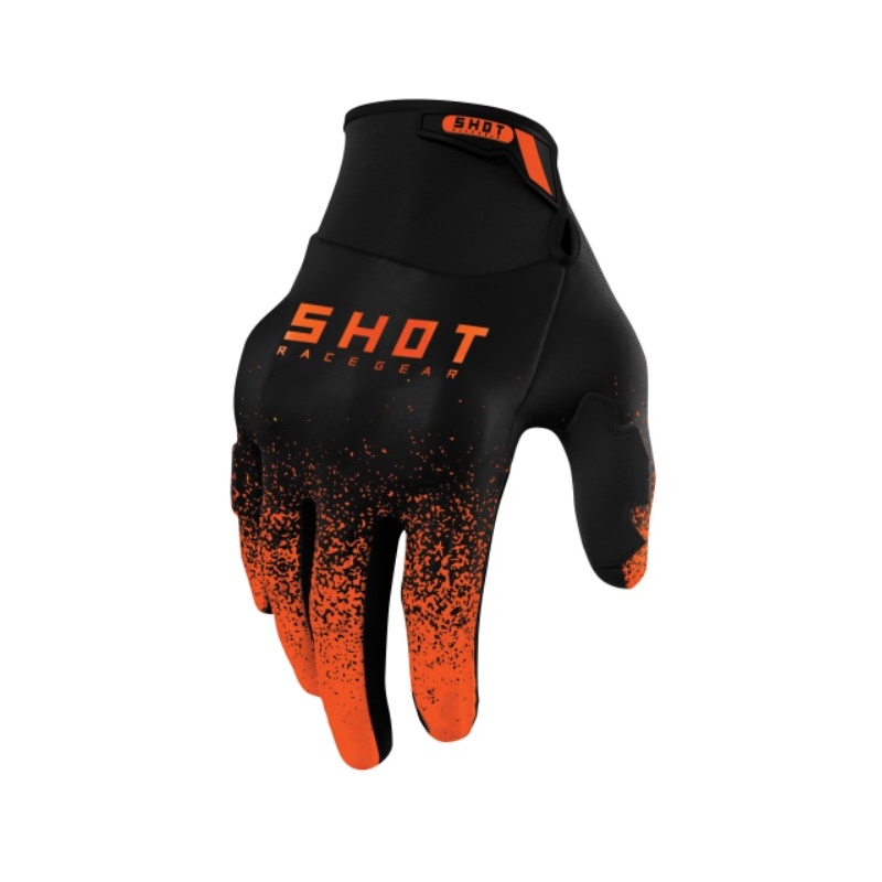 Guantes de motocross Shot Drift Edge 2.0 negro-naranja