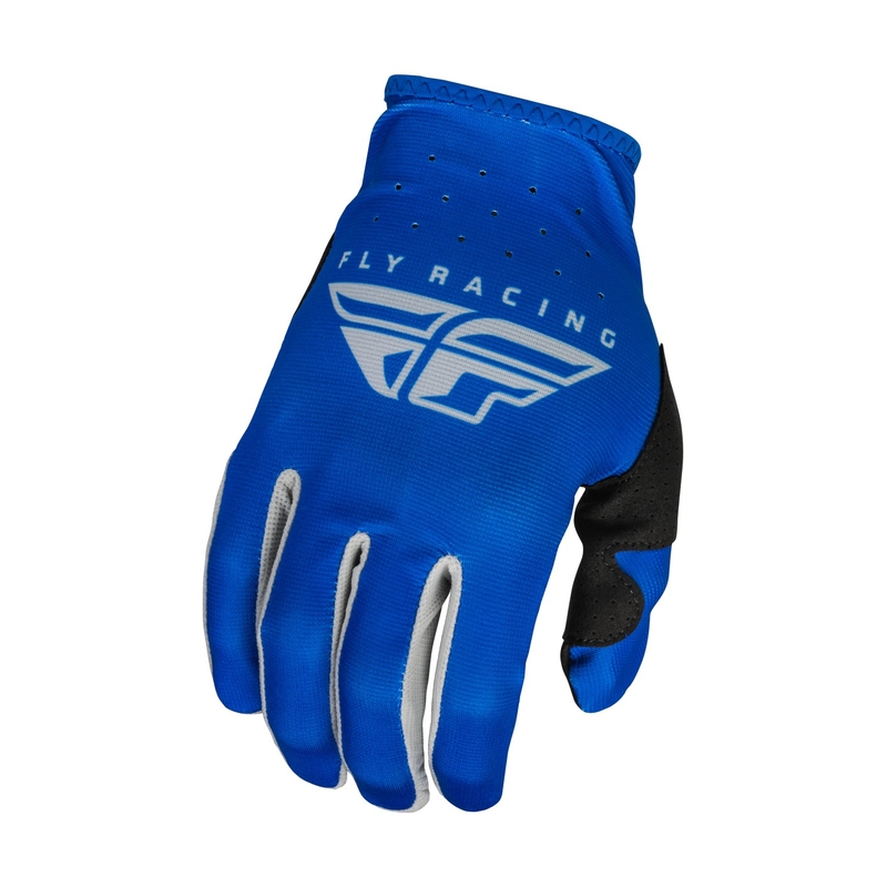 Motokrosové rukavice FLY Racing Lite 2023 modro-šedé