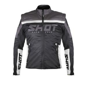 Chaqueta Softshell Shot Softshell Lite 2.0 blanco y negro liquidación