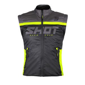 Chaleco Softshell Shot Bodywarmer Lite 2.0 negro-amarillo fluo liquidación