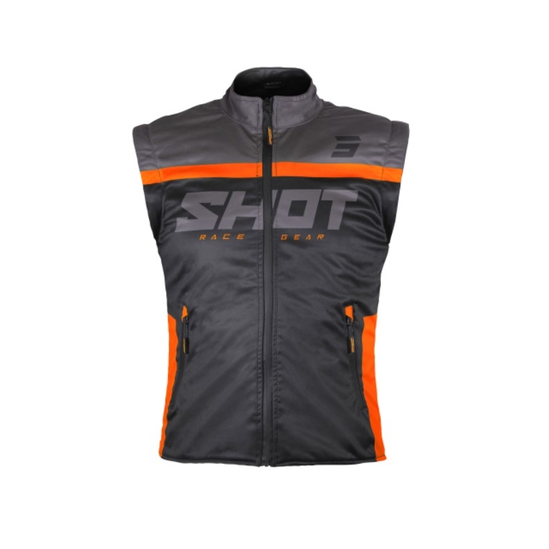 Softshellová vesta Shot Bodywarmer Lite 2.0 černo-oranžová