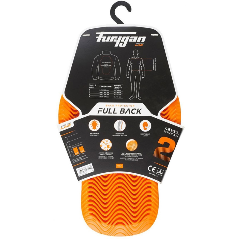 Protector de espalda Furygan Full Back Fury D30