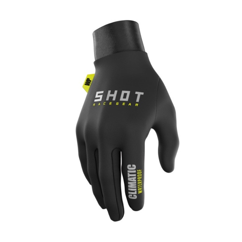 Guantes de motocross Shot Climatic 3.0 negro-amarillo fluo