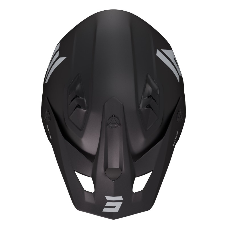 Casco Moto Shot Jump Negro Mate