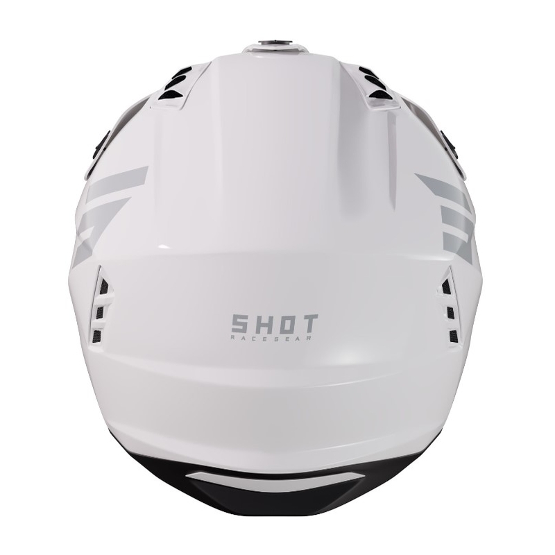 Casco Moto Salto Blanco Brillo