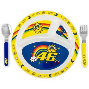Juego de comedor infantil VR46 Valentino Rossi Sol y Luna