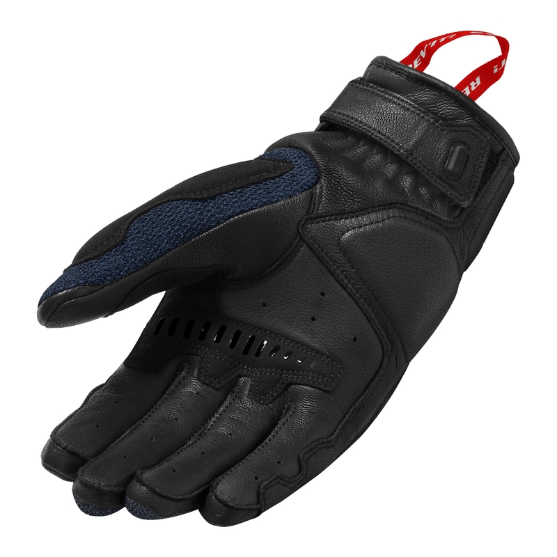 Guantes de moto Revit Duty Negro y Azul liquidación