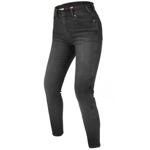 Vaqueros de moto negros lavados Rebelhorn Classic III SF para mujer liquidación
