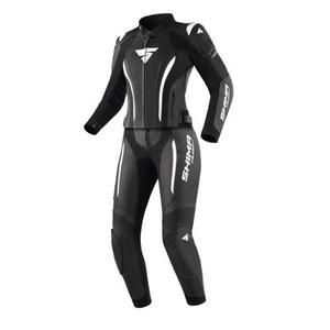 Mono de moto para mujer Shima Miura 2.0 negro-blanco
