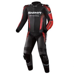Mono de moto Shima STR 2.0 negro-rojo