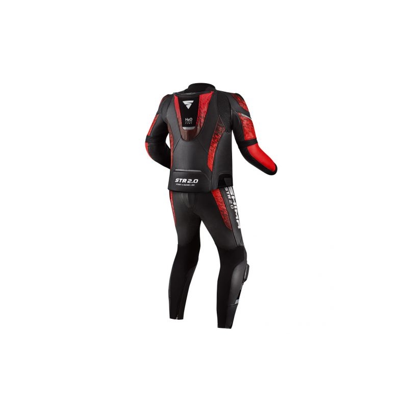 Mono de moto Shima STR 2.0 negro-rojo