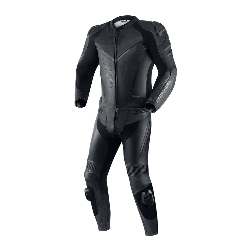 Traje de moto Rebelhorn Fighter negro liquidación