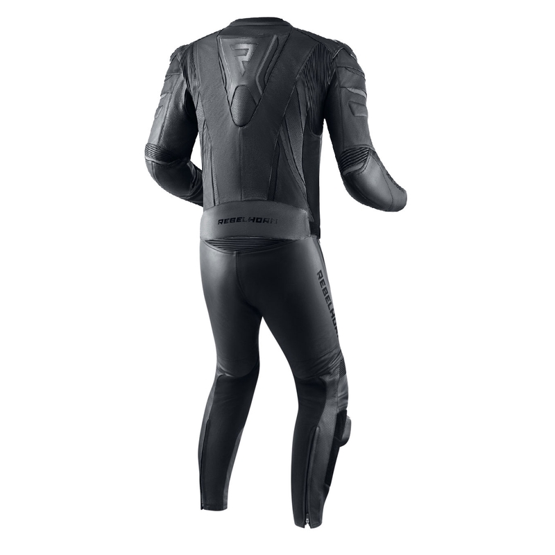 Traje de moto Rebelhorn Fighter negro liquidación