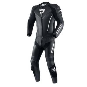Traje de moto Rebelhorn Fighter negro y blanco liquidación
