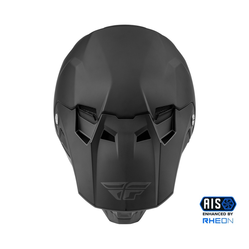 Casco motocross FLY Racing Formula Sólido negro mate