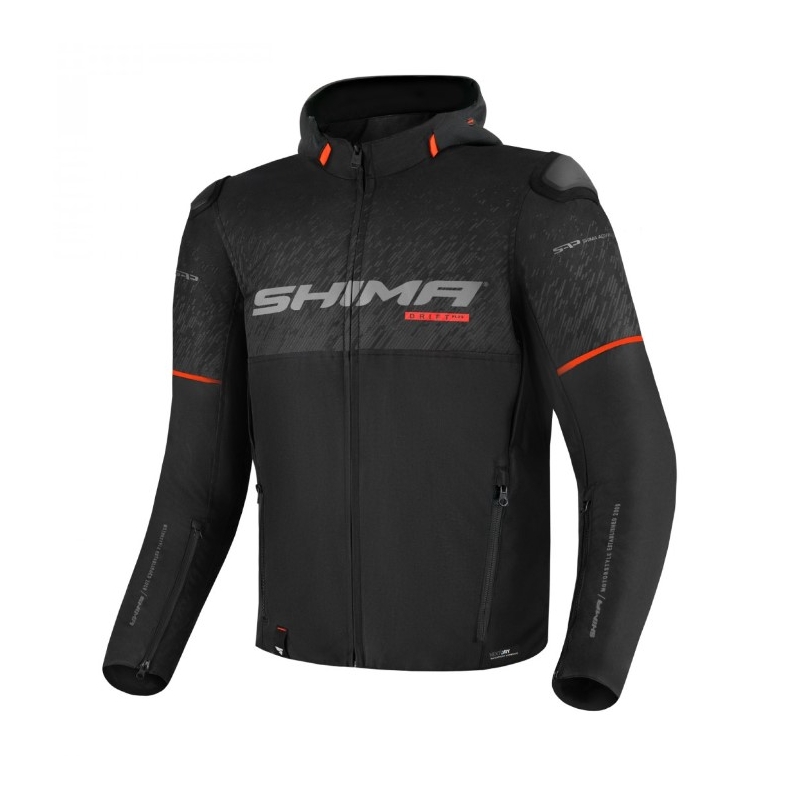 Chaqueta de moto Shima Drift+ negra