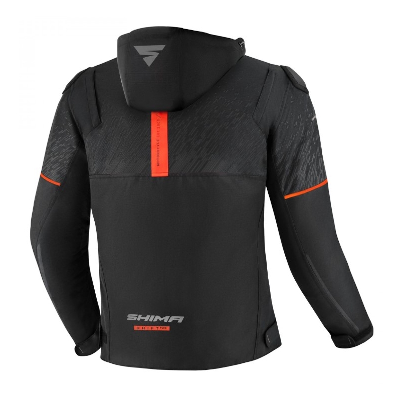 Chaqueta de moto Shima Drift+ negra