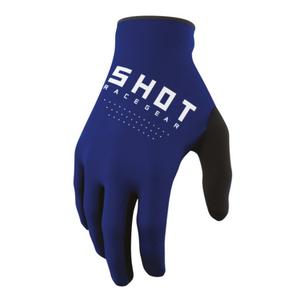 Guantes de motocross infantiles Shot Raw Kid azul liquidación