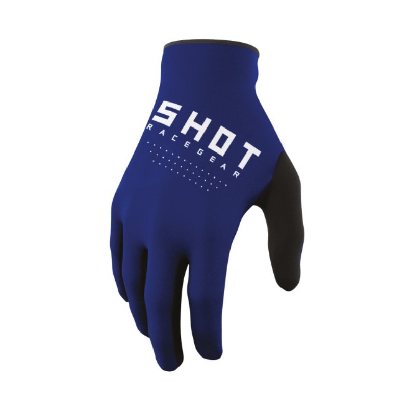 Guantes de motocross infantiles Shot Raw Kid azul liquidación