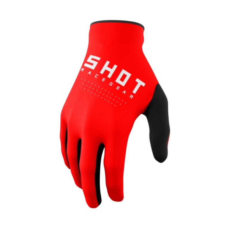 Guantes de motocross infantiles Shot Raw Kid rojo liquidación