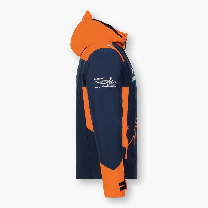 Chaqueta de invierno KTM Red Bull azul-naranja